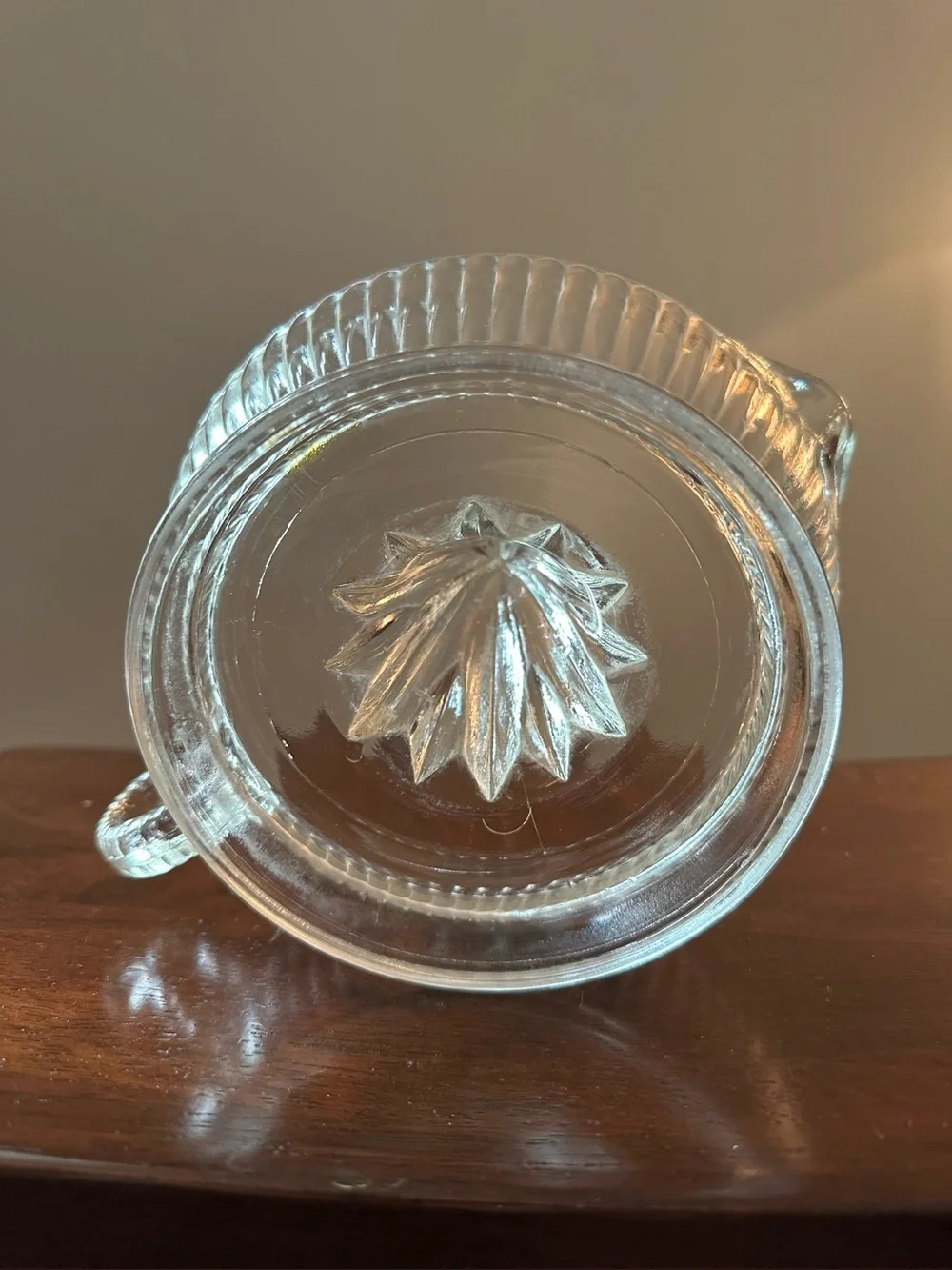Vintage glass juicer